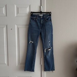 Abercrombie & Fitch The Ankle Straight Ultra High Rise | Size 23